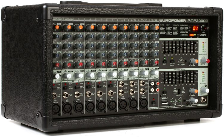 Behringer PMP2000D 14-channel 2000W Powered Mixer