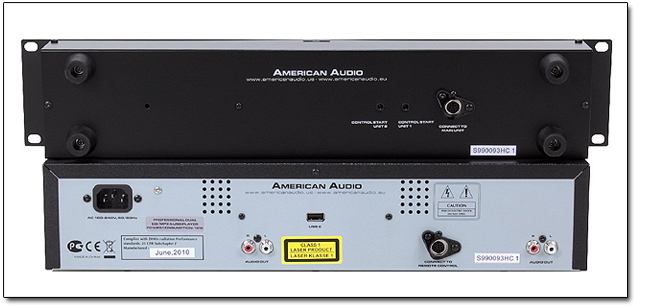 American Audio UCD200 Rack Mount DJ CD Player