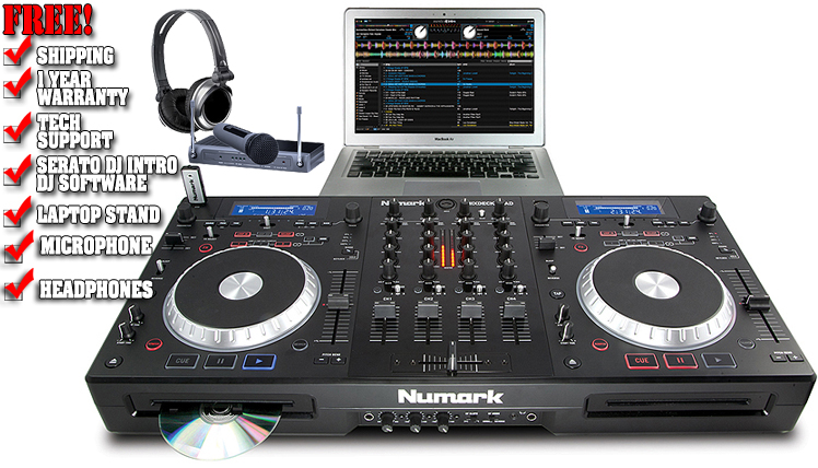 Máy DJ Numark Mixdeck Quad 4-Channel Universal DJ System