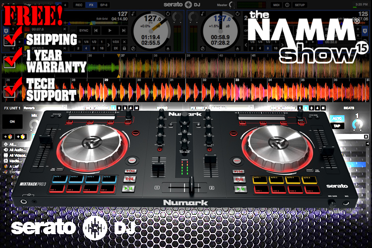 Numark MixTrack Pro III ALL-IN-ONE CONTROLLER SOLUTION FOR SERATO DJ