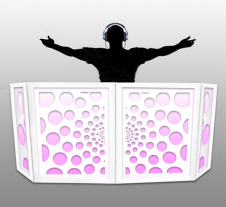 DJ Facade/Booth - BLAST (White)