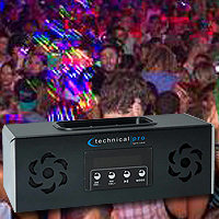 BoomBox2 Black Portable Rechargeable Speaker with iPod Dock