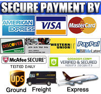 All major credit cards accepted