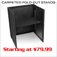 Carpeted Stands