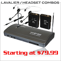Lavalier Headset Combos