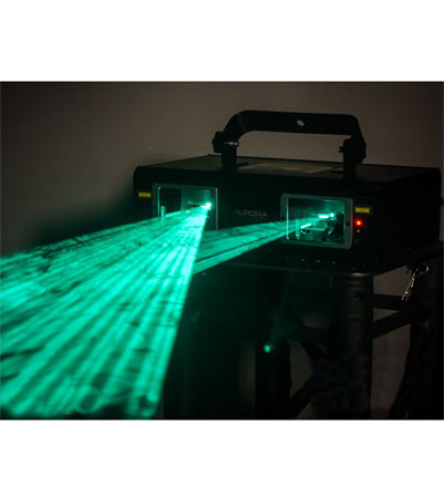 X-laser Aurora Mojito Green Dual Aperture Aerial Effect Laser System