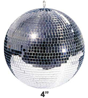 4 Inch Mirrorball