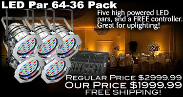 LED Par 64-36 Pack