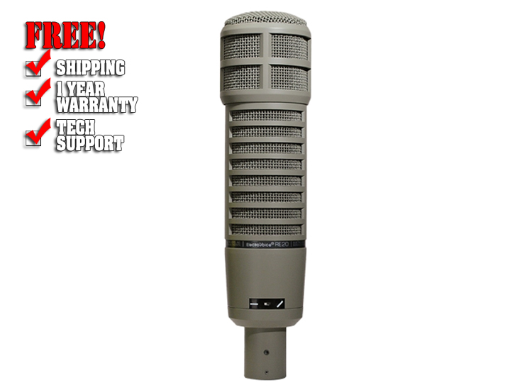 Electro-Voice RE2O Broadcast Announcer Microphone w/ Variable-D