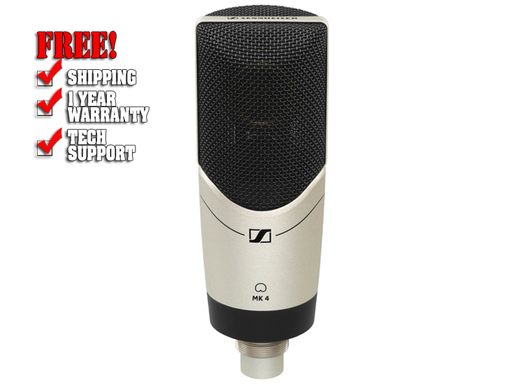Sennheiser MK 4 True Condenser Microphone for Professional Studio Recordings