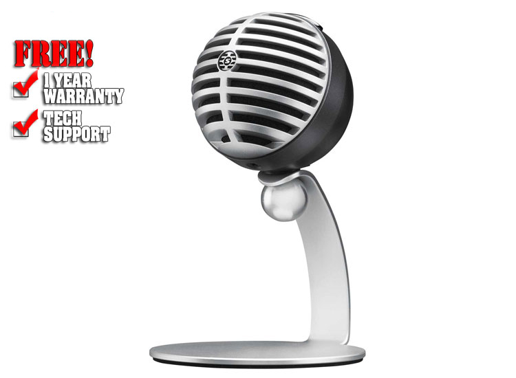 Shure Motiv MV5 Digital Condenser Microphone Gray