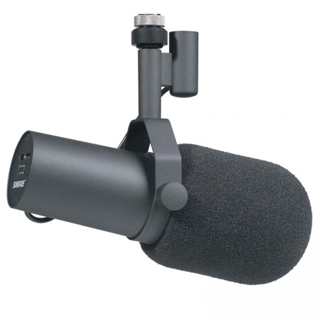 Shure SM7B Vocal Microphone for Broadcast, Radio, and TV