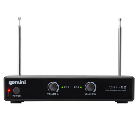 Gemini VHF-02M VHF Dual Wireless Handheld Mic