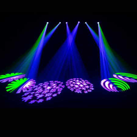 Chauvet DJ Intimidator Spot Duo 155 Dual Compact LED Moving Heads