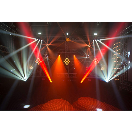 Chauvet DJ Hurricane 1302 Compact Water-Based Fog Machine with LED Uplight & Strobe Lights Package