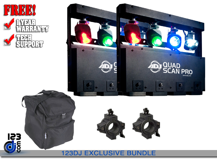 American DJ Quad Scan Pro Two Pack