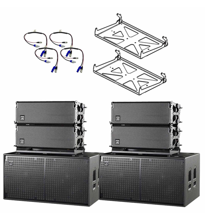 (4) DAS Event-208A Speakers and (2) Event 218A Subwoofer Package