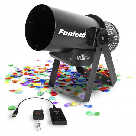 Chauvet DJ Funfetti Shot Multi-Colored Bundle