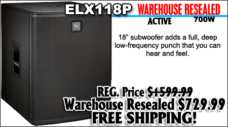 ELX118P Warehouse Resealed