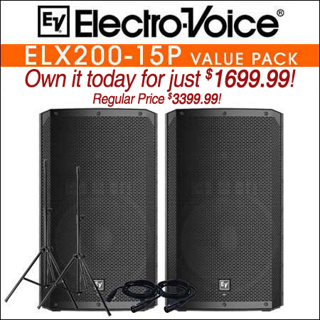 Electro Voice ELX200-15P Value Pack