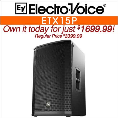 Electro Voice ETX15P 15-inch 2000 Watt Powered Speaker