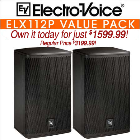 Electro Voice ELX112P Value Pack