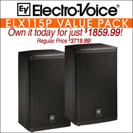 Electro Voice ELX115P Value Pack