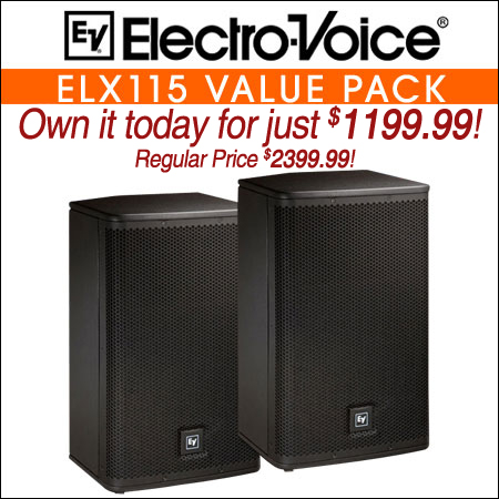 Electro Voice ELX115 Value Pack
