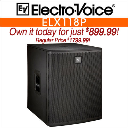 Electro Voice ELX118P DJ Powered Subwoofer