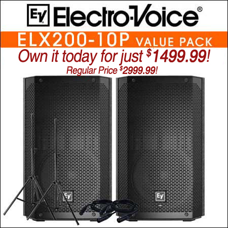 Electro Voice ELX200-10P Value Pack