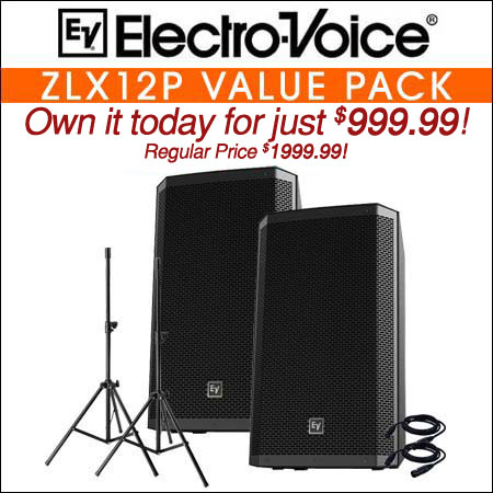 Electro Voice ZLX12P Value Pack