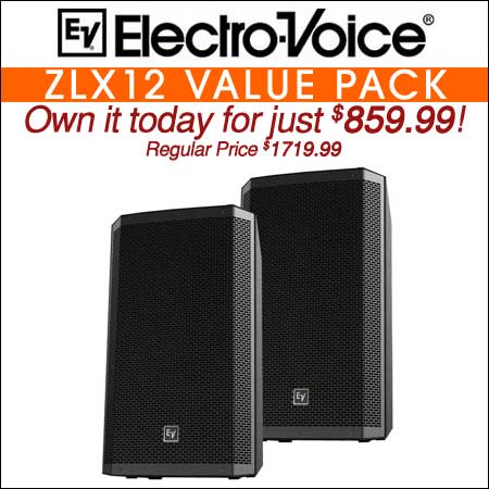 Electro Voice ZLX12 Value Pack