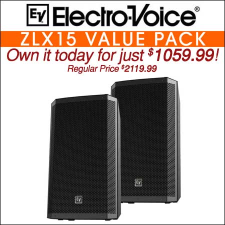 Electro Voice ZLX15 Value Pack