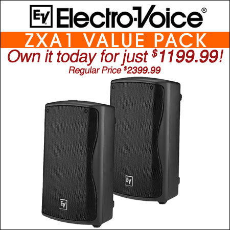 Electro Voice ZXA1 VALUE PACK