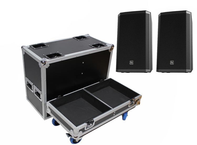ProX ATA Flight Case for Two EV EKX-15P Speakers