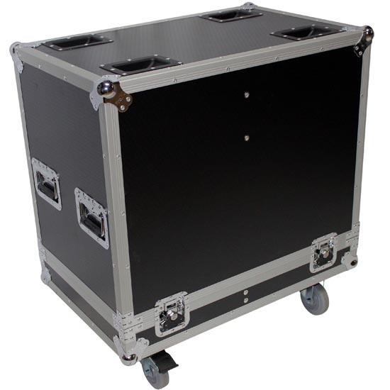 ProX Fight Case for 2 JBL VRX932LAP Line Array Speakers W-4 inch Casters