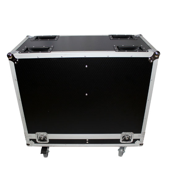ProX Flight Case for Two RCF-TT25-A II High Definition Two-Way Speakers with 4 Inch Wheels