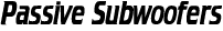 Passive Subs