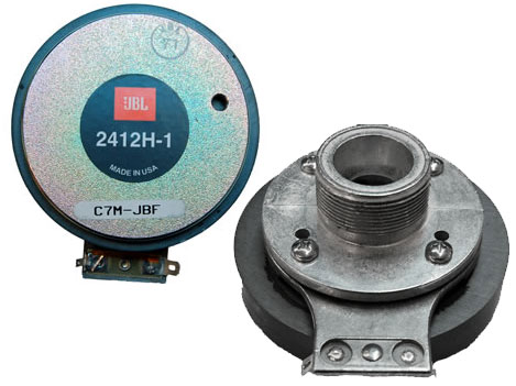 JBL 4-Pack Replacement Horn Diaphragm For SF12, SF15, SF25, CAB25, CAB45, 2412H-1 - High Frequency Driver Repair