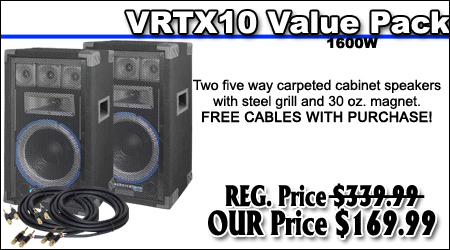 Technical Pro VRTX10 Value Pack