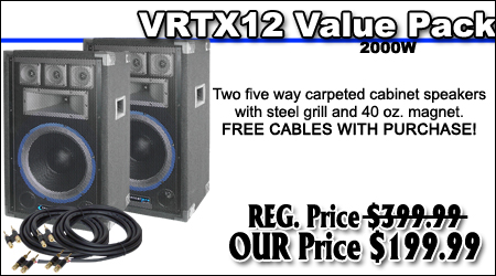 Technical Pro VRTX12 Value Pack