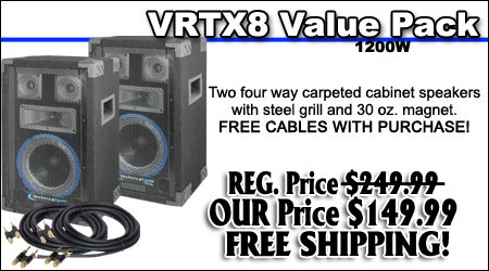 Technical Pro VRTX8 Value Pack