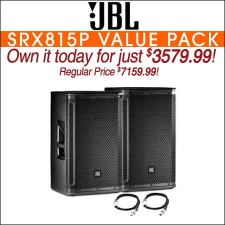 JBL SRX815P Value Pack