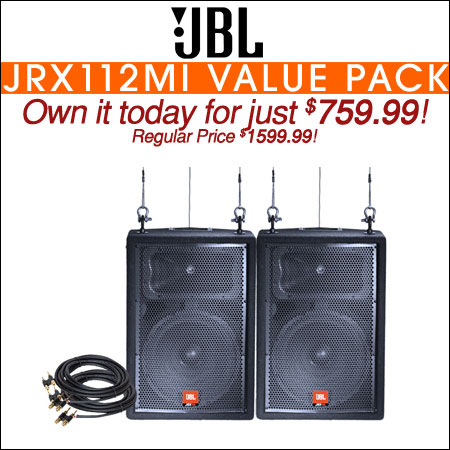 JBL JRX112MI Value Pack