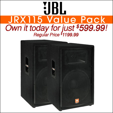 JBL JRX115 Value Pack