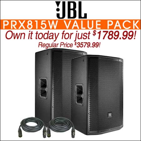 JBL PRX815W Value Pack