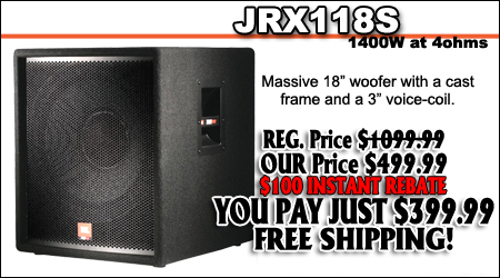 JBL JRX118s Subwoofer