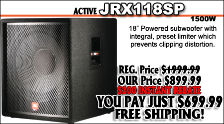 JBL JRX118SP Subwoofer