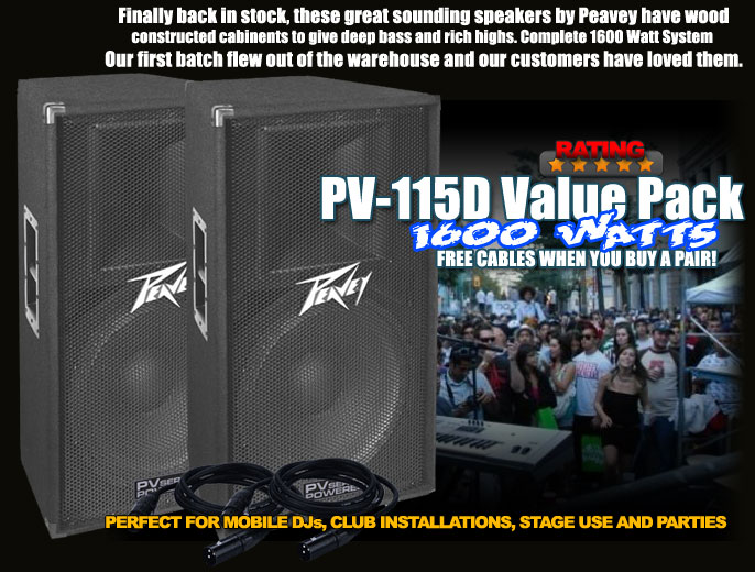Peavey PV115D Powered Speaker