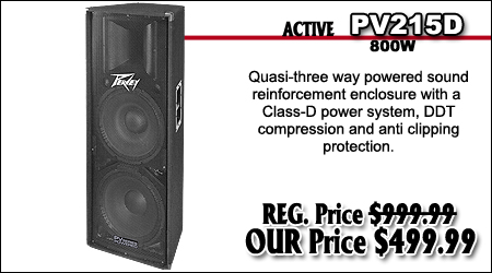 PV215D Powered Speaker